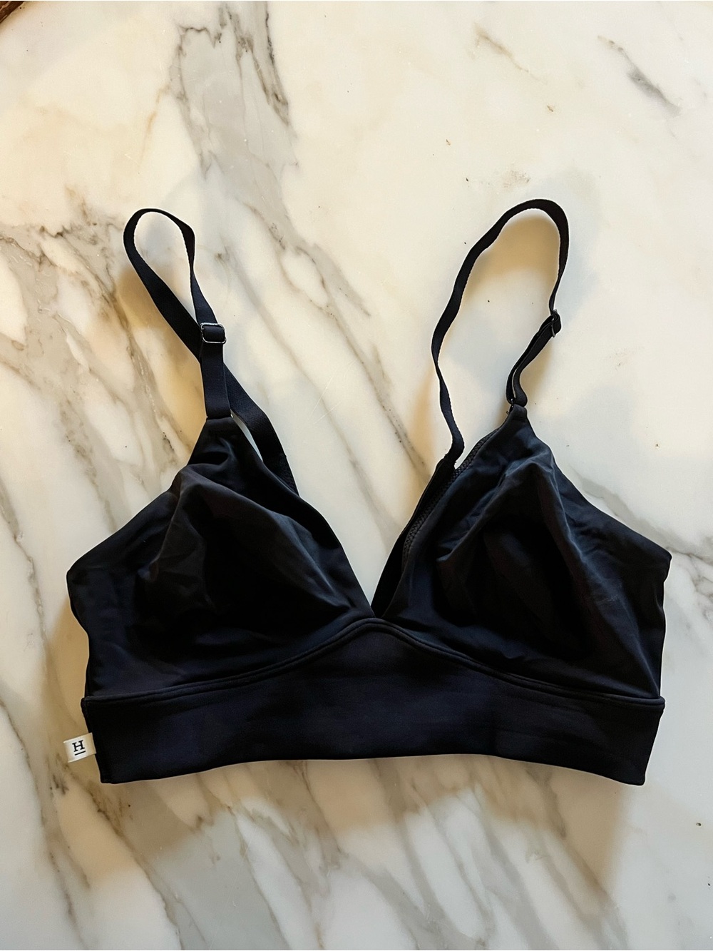 Harper Wilde Black Wireless Triangle Bralette - Women Intimates